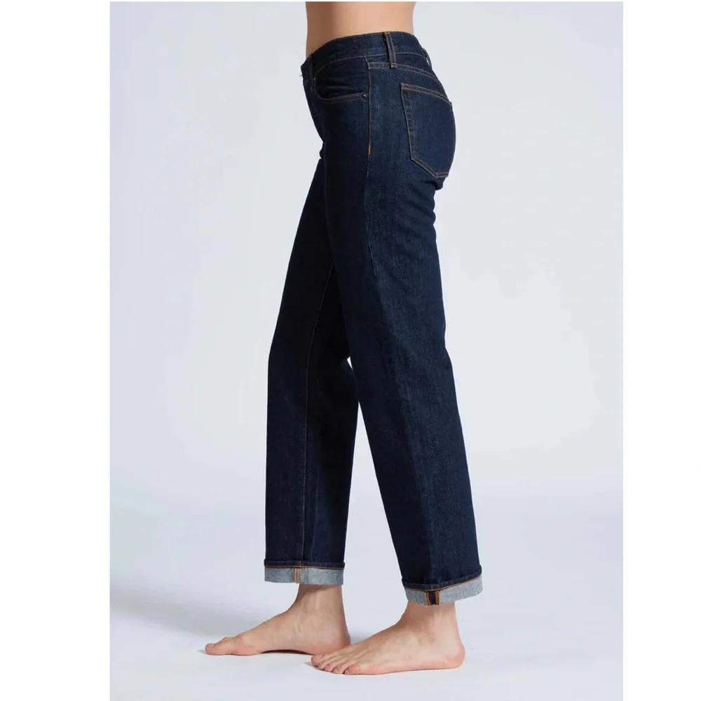ASKK NY Low Rise Straight Baby Cuff Japanese Denim Jeans